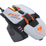 Cougar Mouse 700M EVO Esports RGB / PMW-3389/ 16001 dbi / White - orange